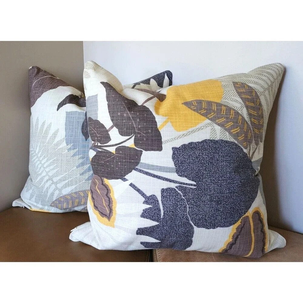 P/Kaufmann COSTA RICA DRIFTWOOD PAIR 22x22‎ Zippered Throw Pillow Cover NEW